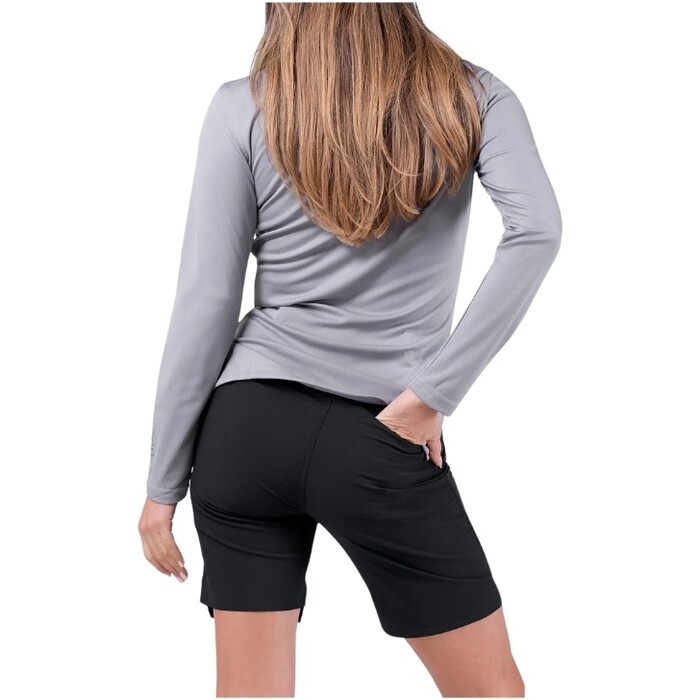 2024 Zhik Mujer Stretch Fast Dry Deck Shorts SRT-0275 - Anthracite